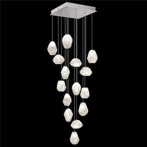 Natural Inspirations - 19 Inch 60W 15 2700K LED Square Pendant - 996016
