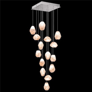 Natural Inspirations - 19 Inch 60W 15 2700K LED Square Pendant - 996018