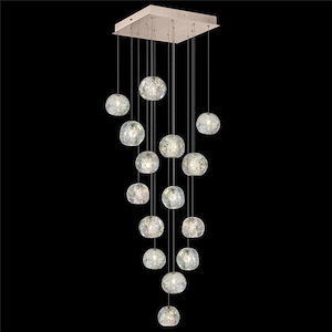 Natural Inspirations - 19 Inch 60W 15 2700K LED Square Pendant - 996024