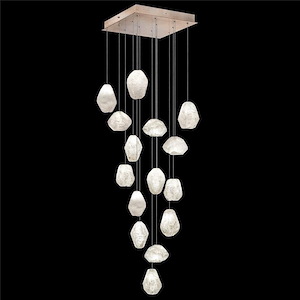 Natural Inspirations - 19 Inch 60W 15 2700K LED Square Pendant - 996032