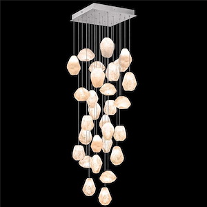 Natural Inspirations - 30 Inch 120W 30 2700K LED Square Pendant - 996178