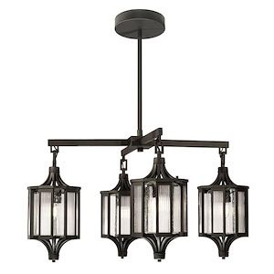 Bristol - 4 Light Outdoor Pendant-17.8 Inches Tall and 31 Inches Wide