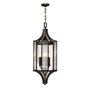 Bristol - 3 Light Outdoor Hangig Lantern-31.9 Inches Tall and 11.9 Inches Wide