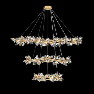 Foret - 35 Light Round Pendant In Traditional Style-30.5 Inches Tall and 71 Inches Wide - 1278297