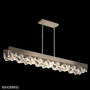 Strata - 216W 6 LED Linear Pendant In Modern Style-6.5 Inches Tall and 54.5 Inches Wide - 1107595