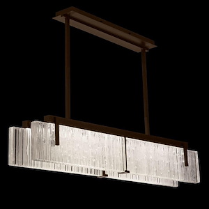 Terra - 96W 4 LED Pendant In Modern Style-9.25 Inches Tall and 52.25 Inches Wide