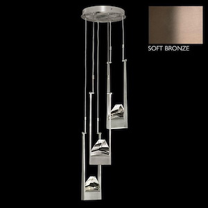 Strata - 24W 6 LED Round Pendant In Modern Style-30.5 Inches Tall and 16 Inches Wide