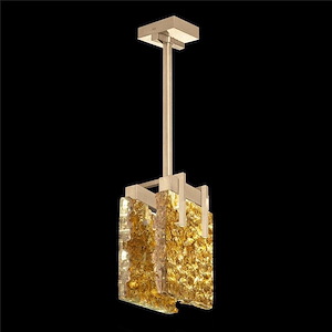 Terra - 24W 2 LED Rectangular Pendant In Modern Style-11 Inches Tall and 7.75 Inches Wide - 1107599