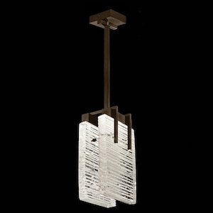 Terra - 24W 2 LED Pendant In Modern Style-15 Inches Tall and 7.75 Inches Wide