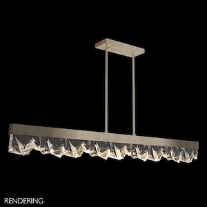 Strata - 108W 3 LED Linear Pendant In Modern Style-6.5 Inches Tall and 54.5 Inches Wide - 1107593
