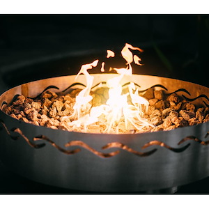 Fire Surfer - Wood Burning - 30 Inch Wide - 12 Inch Tall - Fire Pit