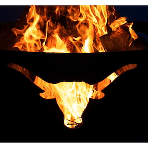 Longhorn - Natural Gas or Liquid Propane - 36 Inch Wide - 23 Inch tall - Fire Pit