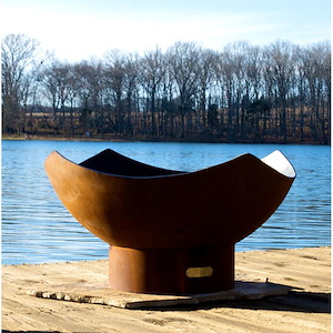 Manta Ray - Natural Gas or Liquid Propane - 36 Inch Wide - 22 Inch tall - Fire Pit - 856225