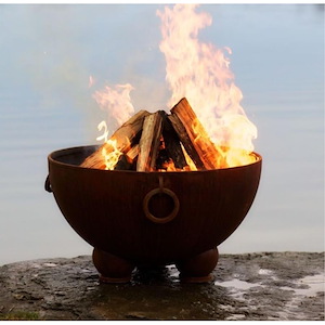 Nepal - Wood Burning - 41 Inch Wide - 24 Inch Tall - Fire Pit