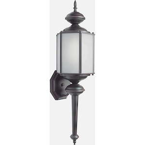 Rex - 1 Light Outdoor Wall Lantern-25 Inches Tall and 7 Inches Wide