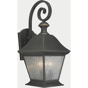 Turner - 3 Light Outdoor Wall Lantern-20.25 Inches Tall and 9 Inches Wide