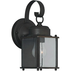 Remo - 1 Light Outdoor Wall Lantern-11 Inches Tall and 4.5 Inches Wide