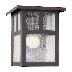 Glenn - 1 Light Outdoor Wall Lantern-7.25 Inches Tall and 6.25 Inches Wide