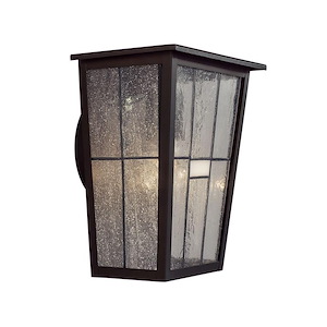 Emma - 1 Light Outdoor Wall Lantern-9.25 Inches Tall and 8 Inches Wide