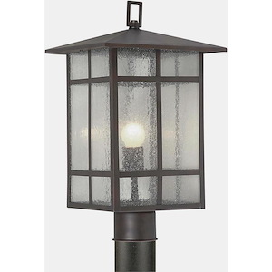Latti - 1 Light Outdoor Post Lantern-18 Inches Tall and 10 Inches Wide - 431251