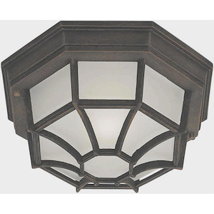 Webb - 1 Light Outdoor Flush Mount-5 Inches Tall and 11.5 Inches Wide