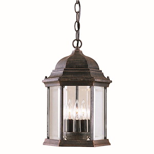 Chester - 3 Light Outdoor Pendant-15 Inches Tall and 9.5 Inches Wide - 3810