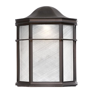 Lancaster - 1 Light Outdoor Wall Lantern-10 Inches Tall and 8 Inches Wide