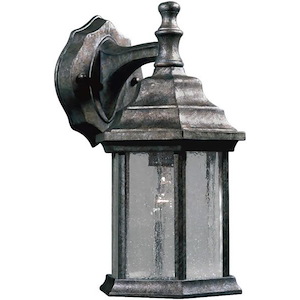 Penn - 1 Light Outdoor Wall Lantern-12 Inches Tall and 6.5 Inches Wide