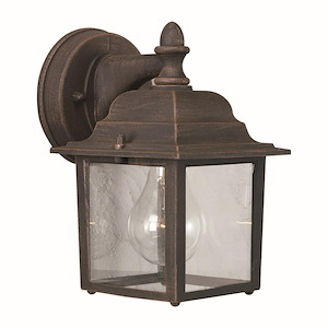 Bev - 1 Light Outdoor Wall Lantern-8.5 Inches Tall and 5.25 Inches Wide