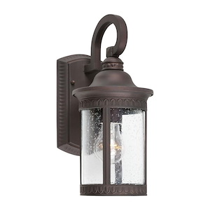 Bourne - 1 Light Outdoor Wall Lantern-13.5 Inches Tall and 6 Inches Wide - 1333388