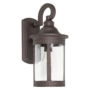 Bourne - 1 Light Outdoor Wall Lantern-16.25 Inches Tall and 7.5 Inches Wide