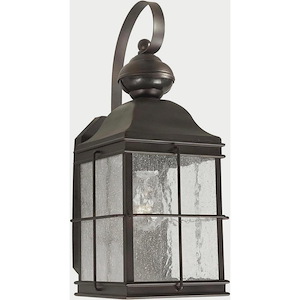 Essex - 1 Light Outdoor Wall Lantern with Dusk to Dawn Motion Sensor-13.25 Inches Tall and 6 Inches Wide - 431382