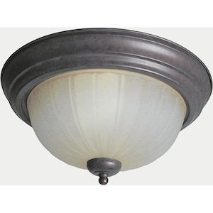 Austin - 2 Light Flush Mount-6 Inches Tall and 11.25 Inches Wide - 1097078