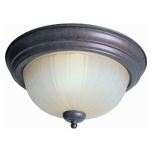 Austin - 2 Light Flush Mount-6.25 Inches Tall and 13.25 Inches Wide