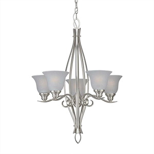 Bates - 5 Light Chandelier-31 Inches Tall and 23 Inches Wide