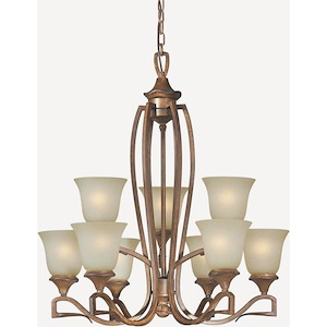 Sutter - 9 Light Chandelier-31 Inches Tall and 28 Inches Wide - 431493