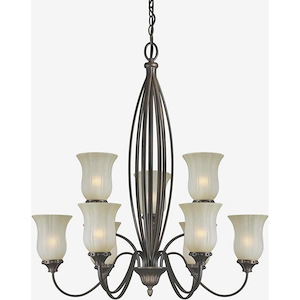 Angelo - 9 Light Chandelier-35 Inches Tall and 32 Inches Wide - 431470