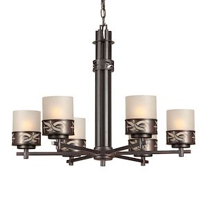 Braeburn - 6 Light Chandelier-22.5 Inches Tall and 28 Inches Wide