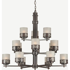 Len - 15 Light Chandelier-34 Inches Tall and 37.5 Inches Wide - 431530