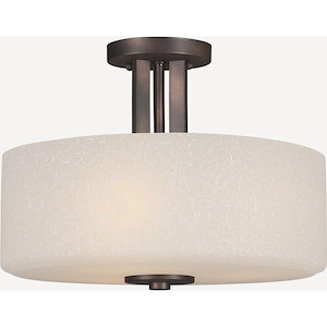 Lila - 3 Light Semi-Flush Mount-11.25 Inches Tall and 15 Inches Wide