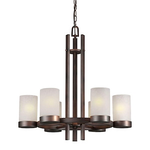 Lila - 6 Light Chandelier-25.5 Inches Tall and 24 Inches Wide