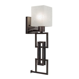 Quora - 1 Light Wall Sconce-17.75 Inches Tall and 4.5 Inches Wide