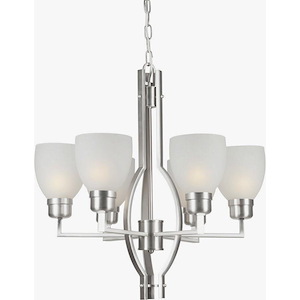Lila - 6 Light Chandelier-23.75 Inches Tall and 23.5 Inches Wide - 431691