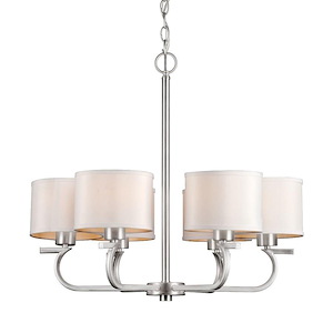 Tom - 6 Light Chandelier-23.75 Inches Tall and 26 Inches Wide