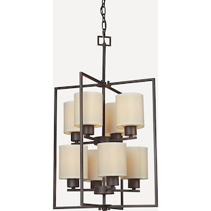 Aria - 8 Light Foyer Pendant-28.75 Inches Tall and 18 Inches Wide