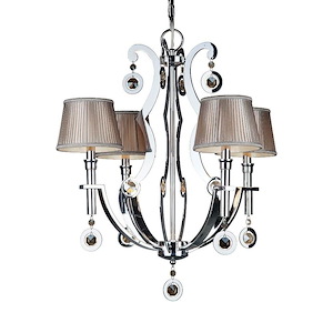 Rea - 4 Light Chandelier-27.25 Inches Tall and 24 Inches Wide