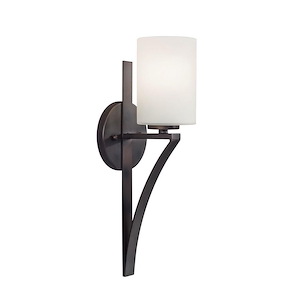 Leo - 1 Light Wall Sconce-16.75 Inches Tall and 5 Inches Wide