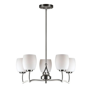 Silas - 5 Light Chandelier-9 Inches Tall and 21.5 Inches Wide - 665451