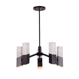 Vio - 5 Light Chandelier-10.25 Inches Tall and 22 Inches Wide