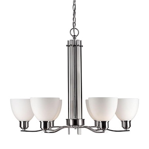 Ade - 6 Light Chandelier-23.5 Inches Tall and 28 Inches Wide